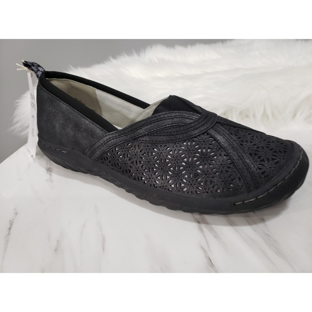 NEW NO BOX SIZE 10 - JBU BY JAMBU Florida Casual Step-In Shoe Black slip on